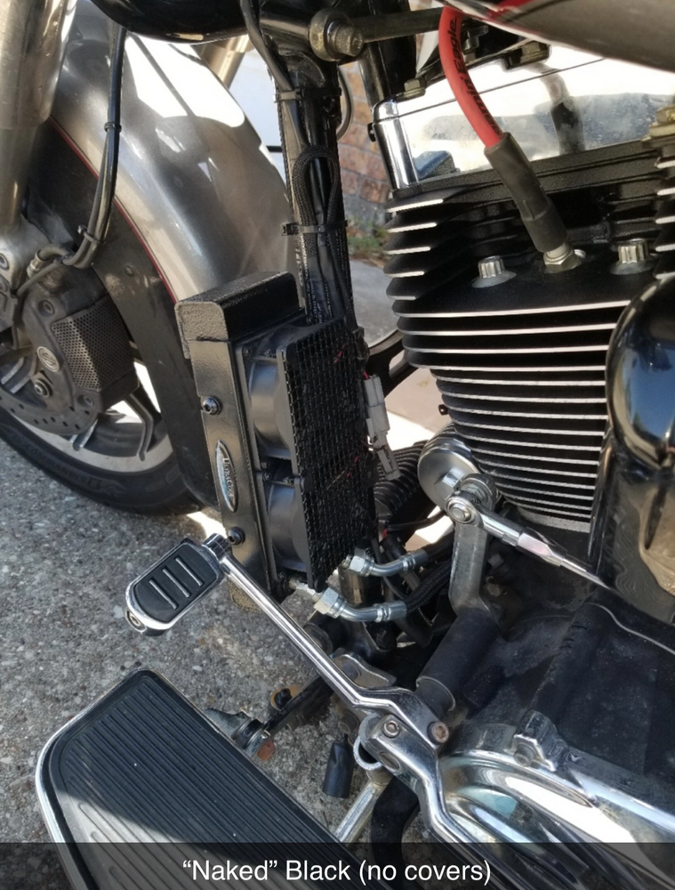 Ultracool Side Mount Naked OIL Cooler - SMT-4 For Harley Motorcycles 1984-2017