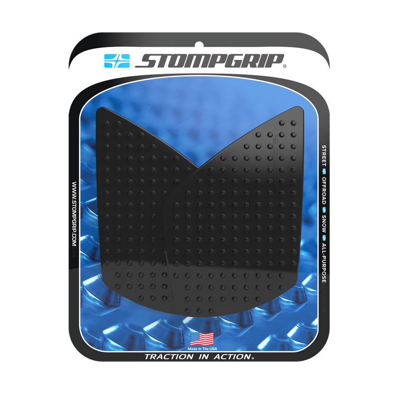 Stompgrip 655-13021B 55-10-0199B TANK PAD KIT VOLCANO BLACK TRI
