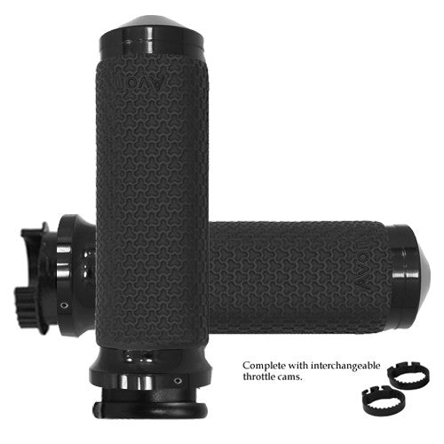 Avon Memory Foam Grips FOR Victory Black - MT-MF-63A-ANO Victory Motorcycles 1998-2017
