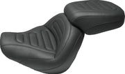 Mustang Motorcycle 75887 Mustang 18-21 Harley Fat Bob Standard Touring Solo Seat Trapezoid- Black - Photo - Primary