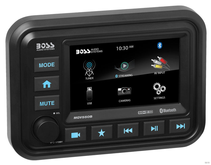 Boss Audio 5" Touch Screen BT Receiver (CAN BE Used With Bprzrd) - MGV550B