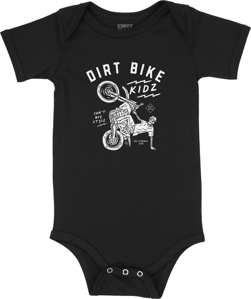 Dbk 12 O'clock Onesie Black 12 Month - BO-12OCLOCK-12M
