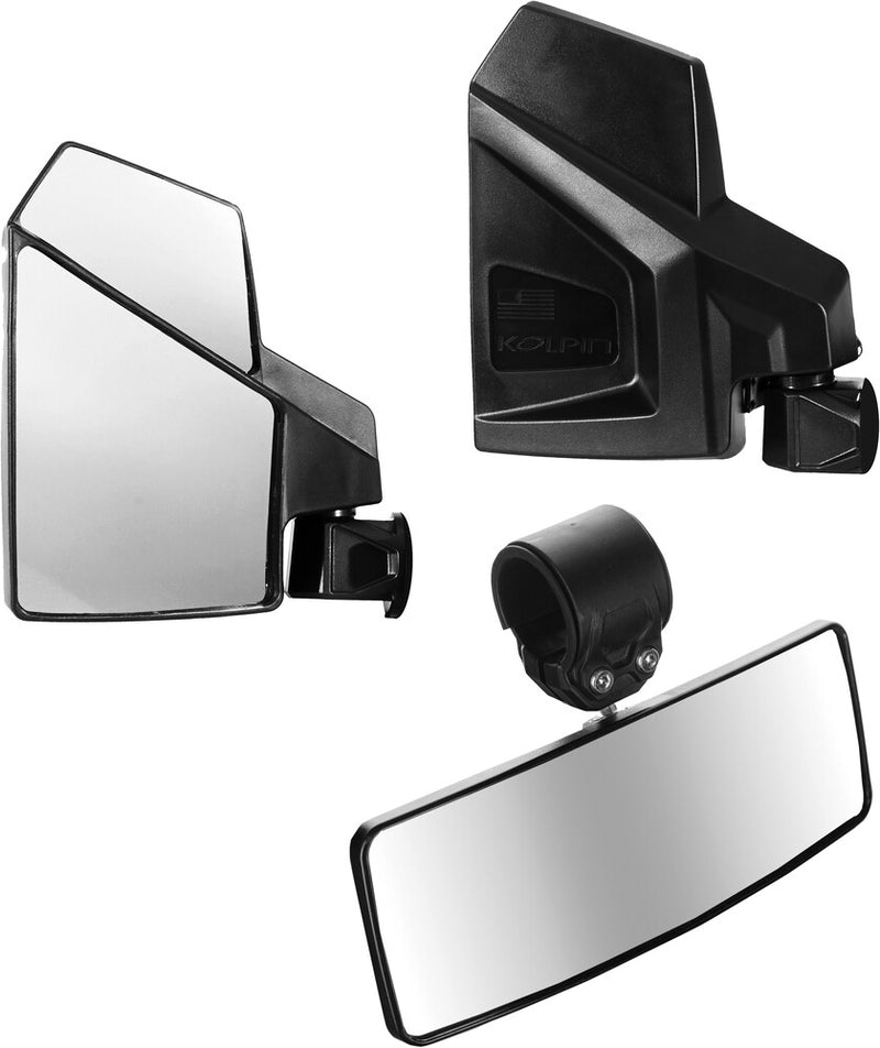 Kolpin 61-3001 98312 UTV SIDE AND REAR MIRROR COMBO