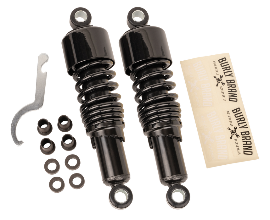 Burly Brand 750-05873 B28-1208B SLAMMER SHOCKS 10.5" BLACK