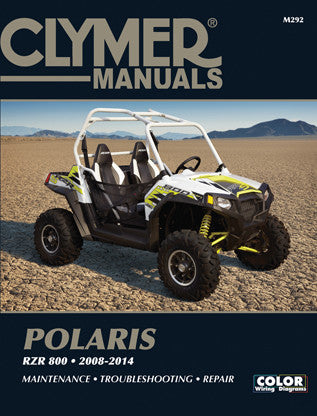 Clymer Repair Manual Polaris RZR800 - CM292 Polaris RZR 2008-2014