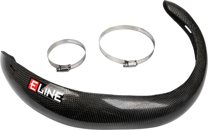 E-Line Accessories Carbon Fiber Pipe Guards - MPG85020 For Husqvarna TC 85 2018-2024 | KTM 85 (17/14) 2018-2024