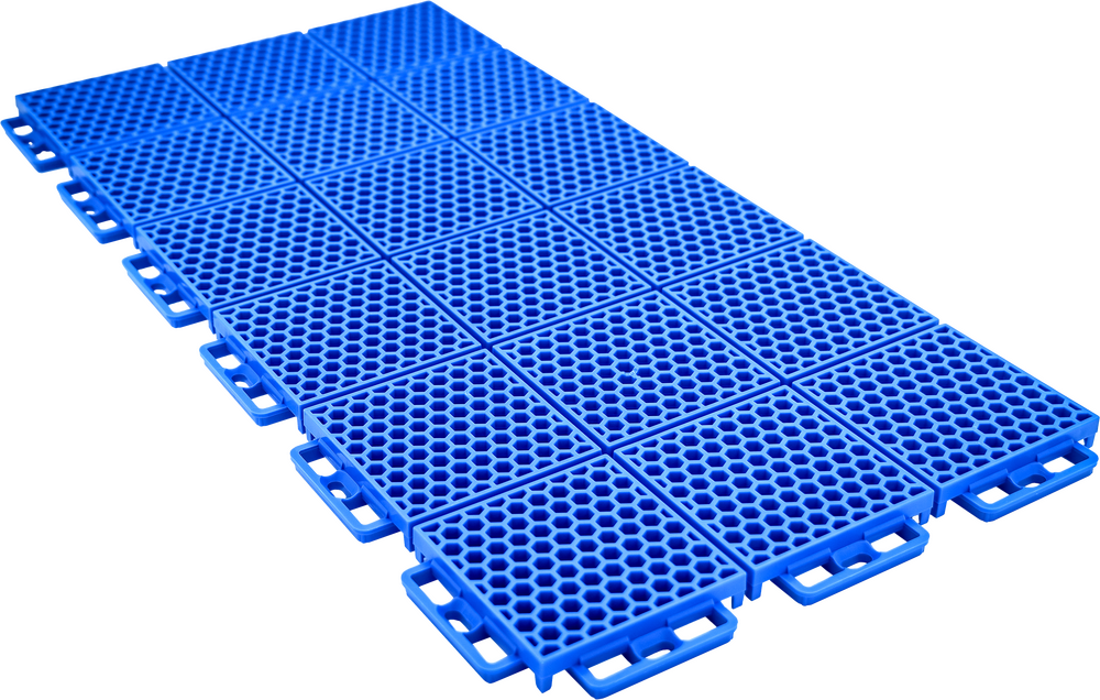 Caliber 42-5102BLU 13612-4 PROTECH FLOORING SMOOTH BLUE 24 PC