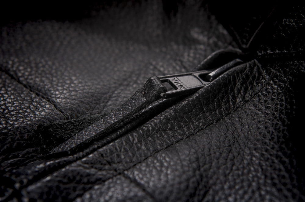 YKK zipper on Primer jacket in black