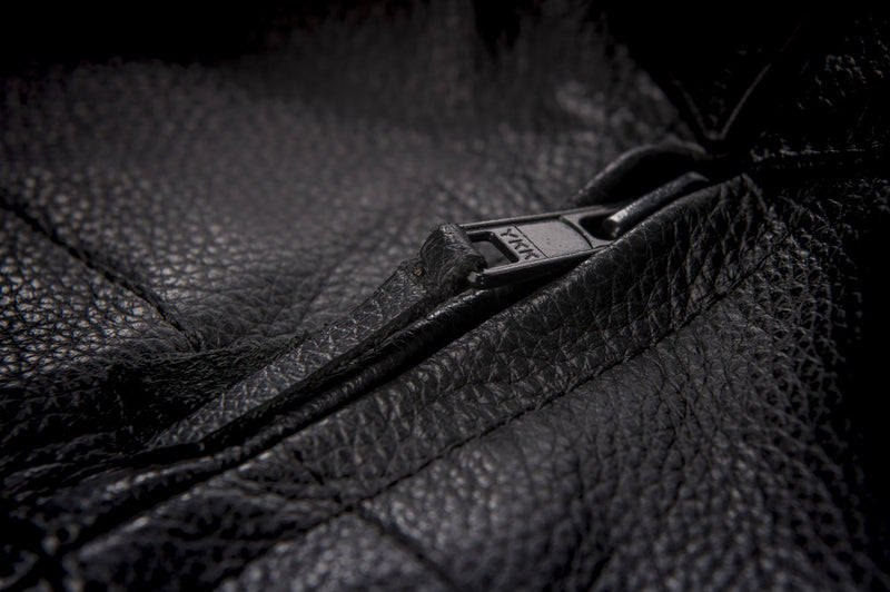 YKK zipper on Primer jacket in black