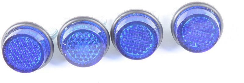 Chris Products 60-1407 CH4B MINI-REFLECTORS BLUE 4/PK