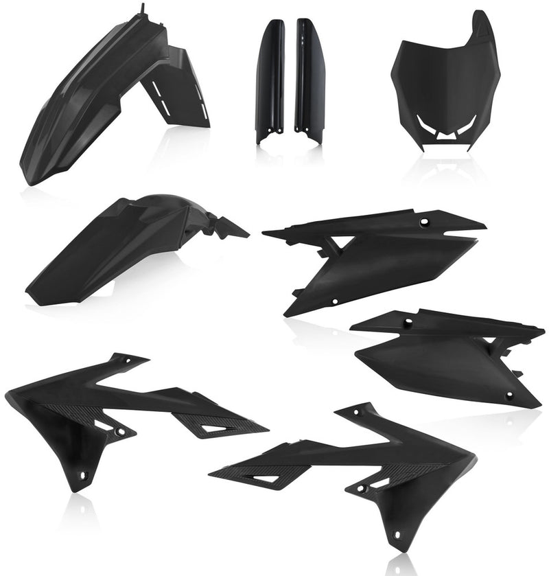 Acerbis Full Plastic Kit Black - 2686550001 Suzuki RMZ 450 / RMZ 250 2018-2024