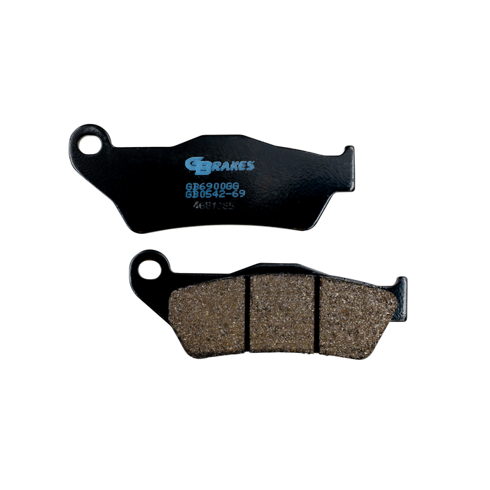 Gbrakes 17-54269 GB0542-69 BRAKE PADS SEMI METALLIC