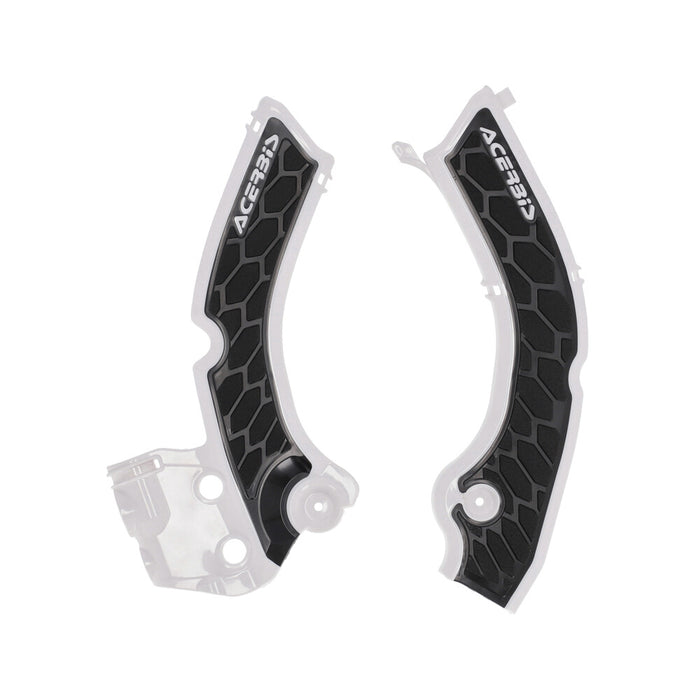 Acerbis 29867-01035 2986701035 FRAME GUARDS TRI WHITE/BLACK