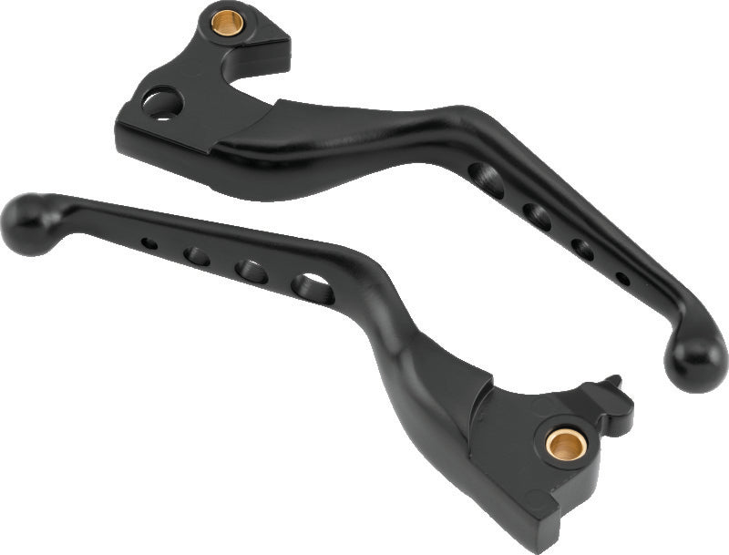 Bikers Choice 490978 14-Up XL Black O Series Holed Lever Set - Photo - Primary