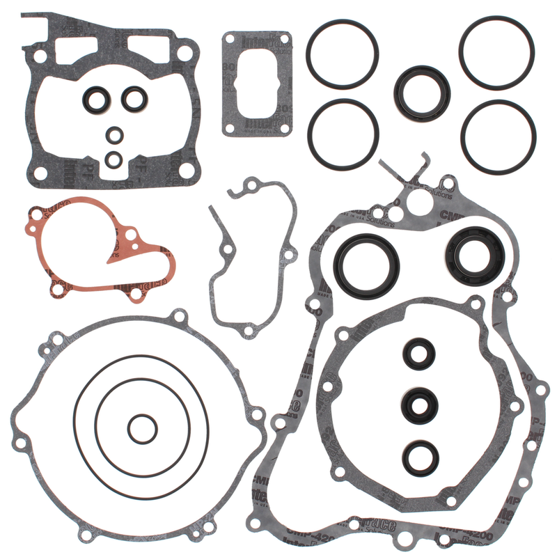 Vertex Complete Gasket SET With OIL Seals - 811637 Yamaha YZ 125 1998-2000