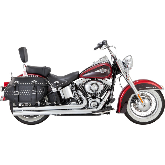 VANCE & HINES 1800-2606 17323 2-into-2 Big Shots Exhaust System - Big Shots Long Exhaust System - Chrome