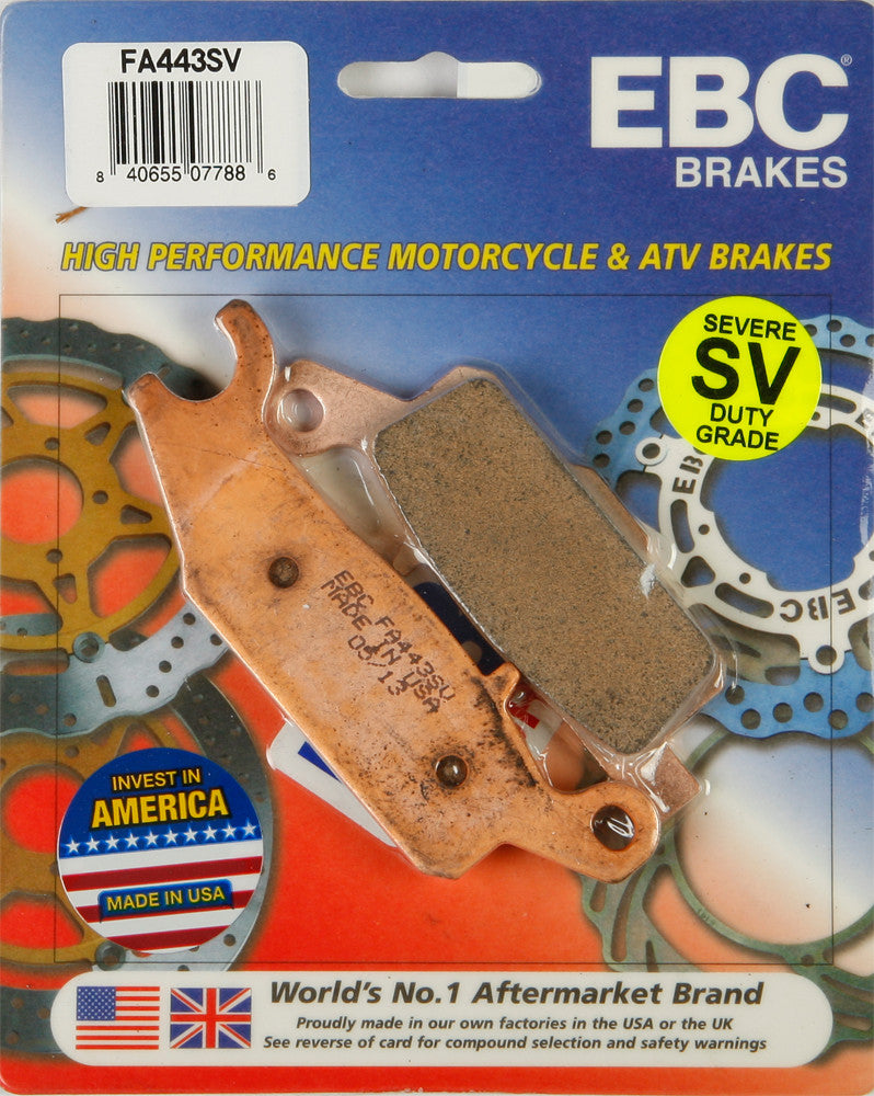 EBC Brake Pads - FA443SV Yamaha ATVs 2007-2015