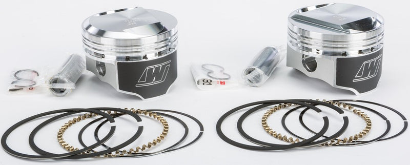 Wiseco V-Twin Piston Kit 1340 EVO BIG Twin 10:1 Comp - K1667 For Harley Motorcycles 1984-1999