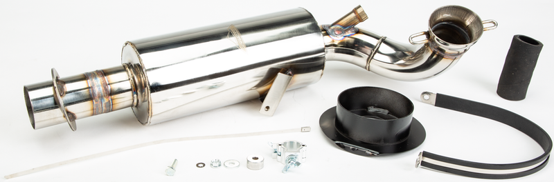 Straightline Performance Lightweight Muffler Carbon POL - 132-147 Polaris SWITCHBACK 850 2021