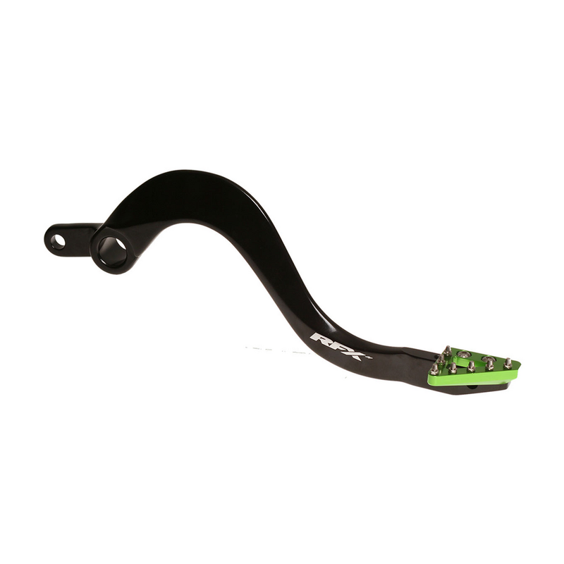 Rfx Rear Brake Pedal Green Solid-TIP - FXRB 20201 99GN Kawasaki KX 450 / KX 250 2006-2025