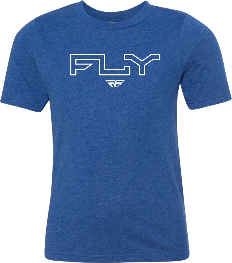 Fly Racing 354-0310YL 354-0310YL YOUTH FLY EDGE TEE ROYAL BLUE YL