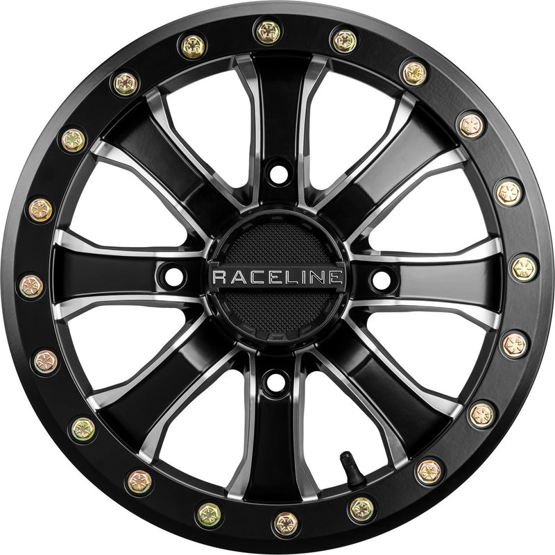 Raceline Wheels Mamba Bdlk Wheel 15X6 4/137 5+1 (+40MM) Black Machined - A71MB-56037-51 Can-Am Commander / Maverick / Defender 2011-2023