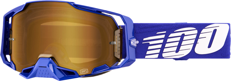 100% 610-5356 50005-00047 ARMEGA GOGGLE KLEIN MIRROR TRUE GOLD LENS