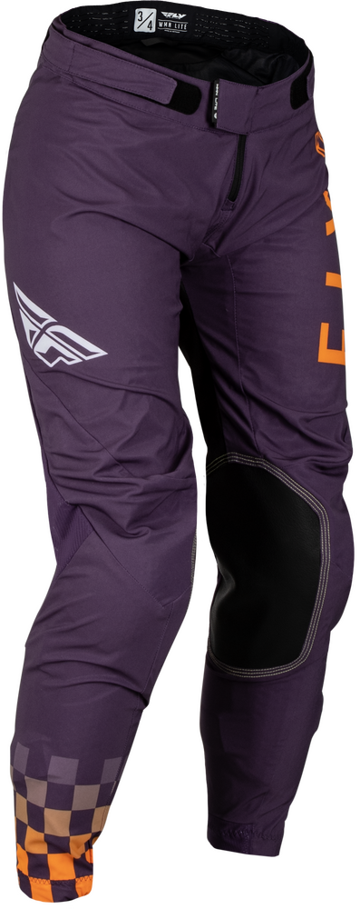 Fly Racing 377-63100 377-63100 WOMEN'S LITE PANTS DEEP PUR/WHT/N CORAL SZ 0/02