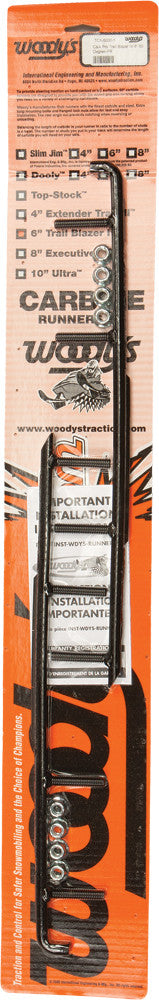 Woody's 6" Carbide Runners C&A PRO - TCA-5000 For Arctic Cat Snowmobiles 1990-2019 | Ski-Doo Snowmobiles 2003-2019 | Polaris Snowmobiles 2003-2019