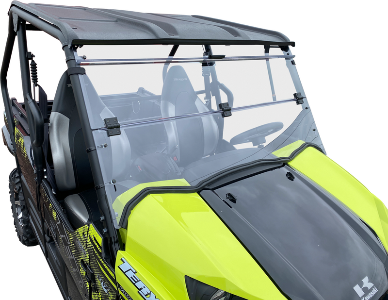 Open Trail Folding Windshield - V000277-12200T Kawasaki Teryx / 800 Teryx4 / Teryx4 4x4 2016-2022