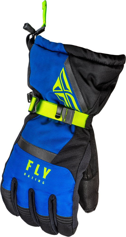 Fly Racing 363-3922X 363-3922X CASCADE GLOVES BLACK/BLUE/HI-VIS XL