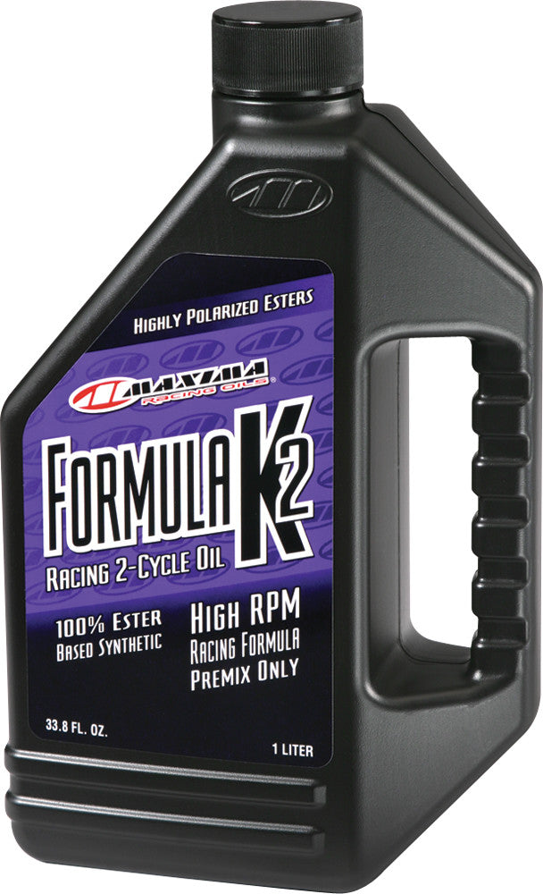 Maxima Racing Oil Formula K2 16OZ - 22916 For Ski-Doo Snowmobiles 2002-2019 | Husqvarna Dirt Bikes 2003-2018 | Kawasaki Dirt Bikes 2002-2018