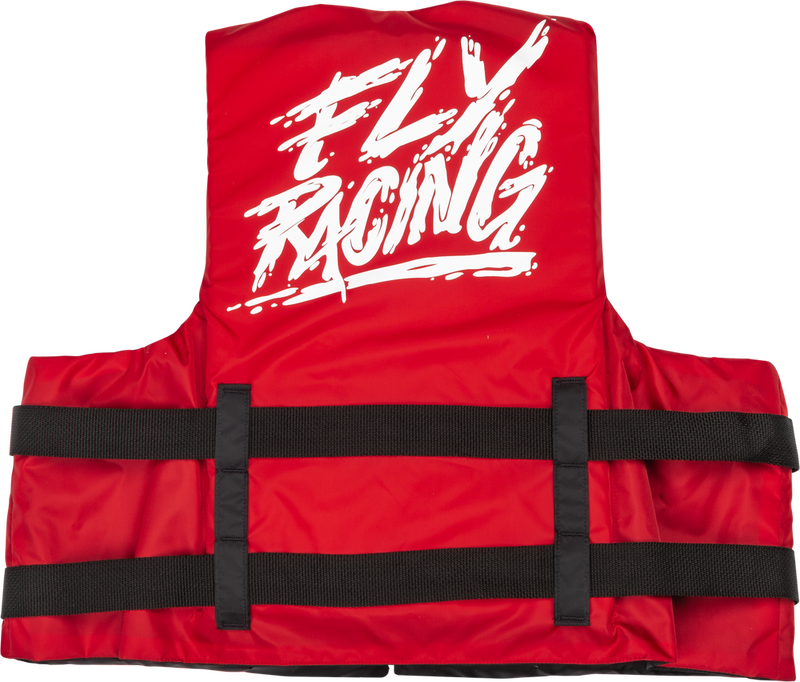 Fly Racing 221-304132X 221-304132X NYLON FLOTATION VEST RED/WHITE 2X