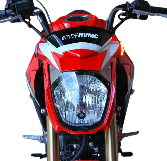 New Rage Cycles Front LED Turn Signals - Z125-FB Kawasaki 125 Pro 2016-2024