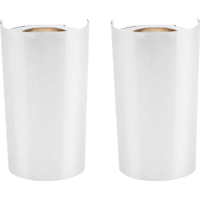 ARLEN NESS 0411-0191 125-001 Fork Boot Covers - Chrome - Smooth