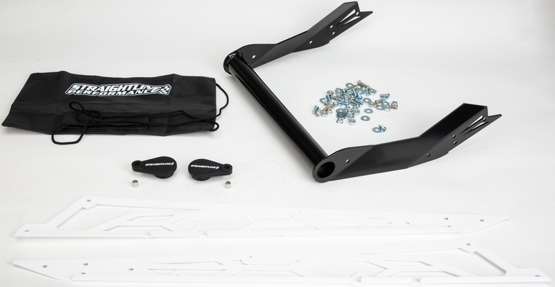 Straightline Performance Hide 'N' GO Rear Bumper POL 155" White - 182-114-WHITE Polaris Snowmobiles 2016-2020