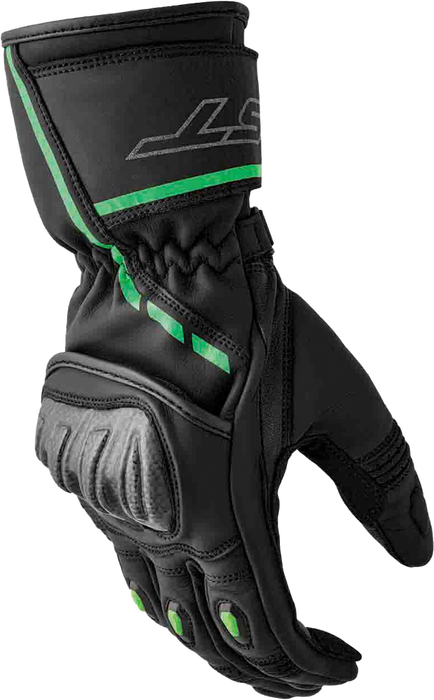 Rst 556-3650209 103650F.GRN-09 S1 GLOVE BLK/FLO-GREEN LEATHER MD