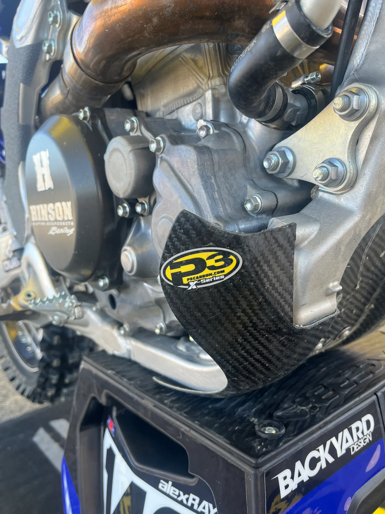 P3 Skid Plate Carbon Fiber - 307054 Yamaha YZ 450 / WR 450 / YZ 250 2023-2025