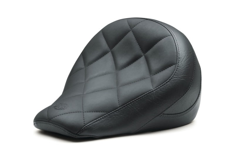 Mustang Motorcycle 76842 Mustang 18-21 Indian Scout Bobber Standard Touring Solo Seat Diamond Stitch - Black - Photo - Primary