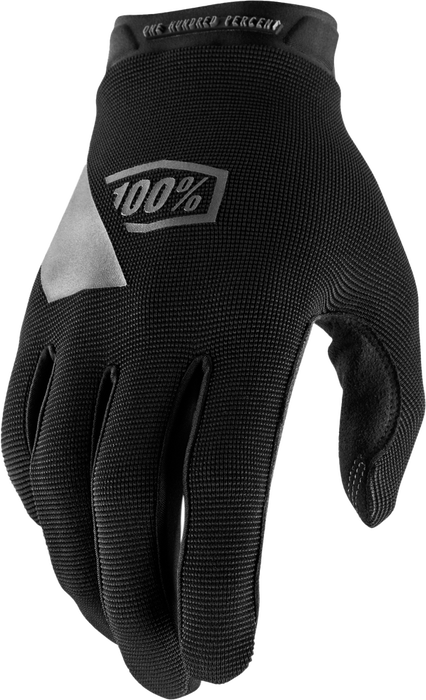 100% 610-6522S 10012-00000 RIDECAMP YOUTH GLOVES BLACK SM