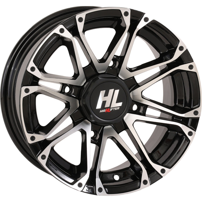 HIGH LIFTER 0230-1230 14HL03-1110 HL3 Wheel Wheel - HL3 - Front/Rear - Gloss Black w/Machined - 14x7 - 4/110 - 4+3 (+10 mm)