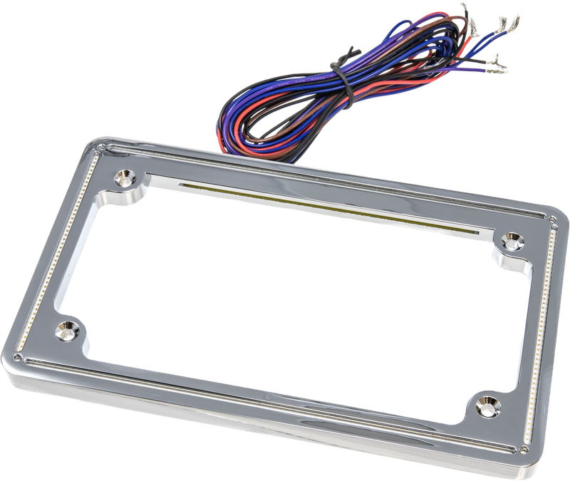 Letric Lighting Co 850-09698 LLC-PPL-C PERFECT PLATE LIGHT CHROME UNIVERSAL FIT