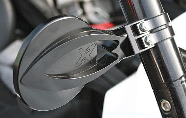 Axia 12-9168 MODCSM-BK 4.0" PANORAMIC SIDE MIRROR 1 CLAMP MOUNT NEEDED