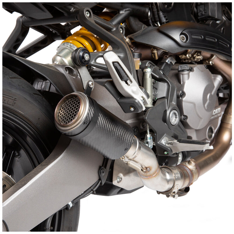 Hot Bodies MGP Stinger Slip-ON Matte Carbon DUC - 31401-2405 Ducati Monster 2014-2022