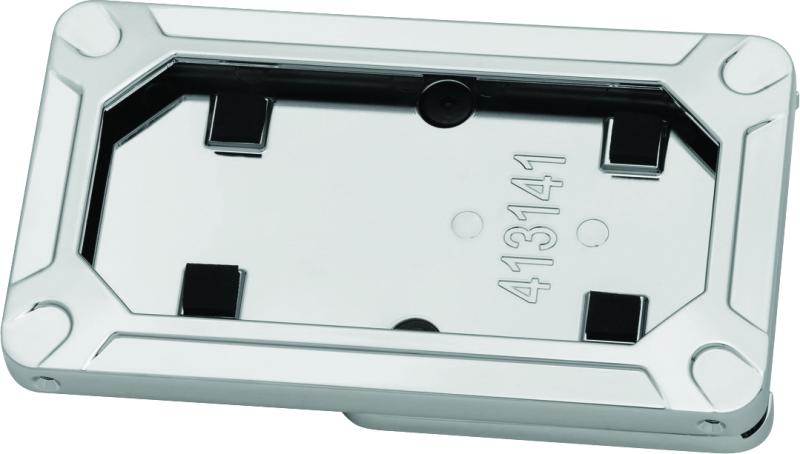 Kuryakyn 3141 Nova Side Mount License Plate Frame Gloss Chrome - Photo - Primary
