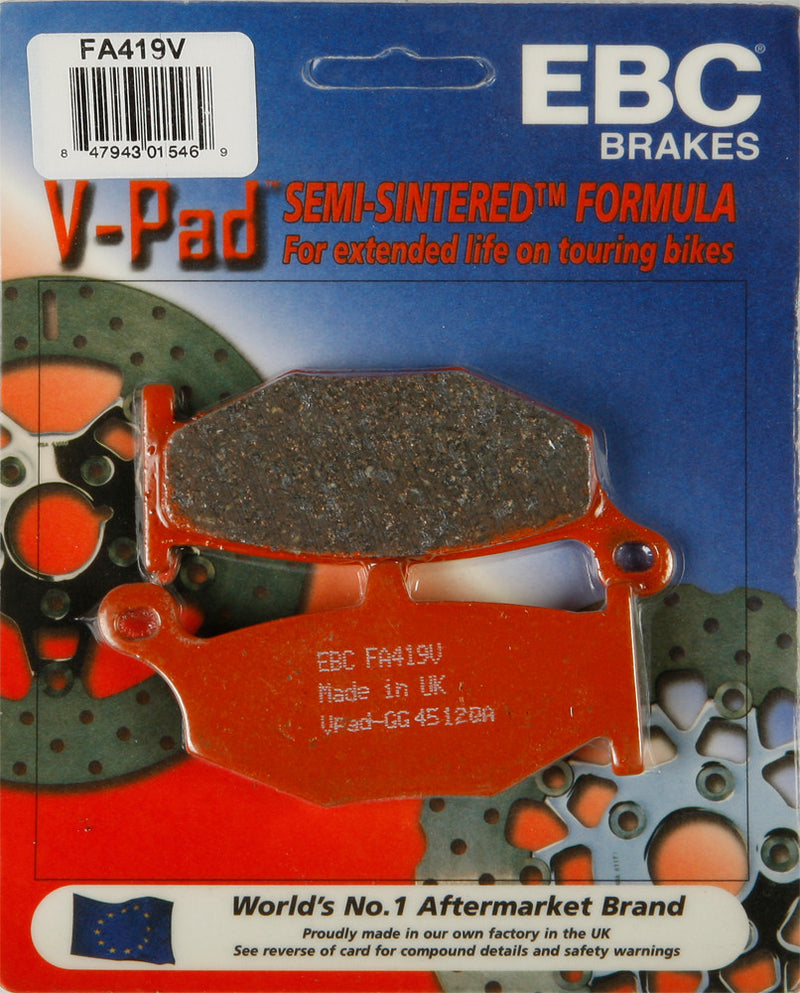 Ebc 15-419V FA419V BRAKE PADS V-SERIES