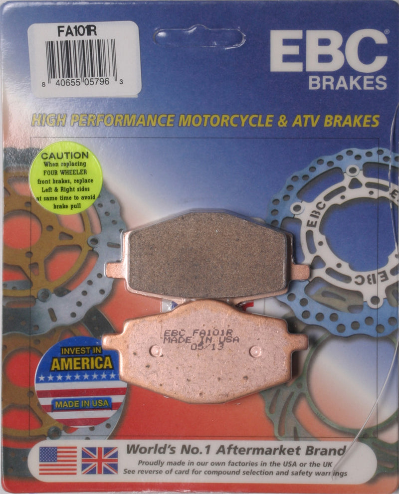 Ebc 15-101R FA101R BRAKE PADS FA101R SINTERED R SERIES