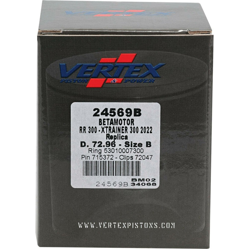 Vertex Piston Kit Cast 72.96/Standard - 24569B Beta Xtrainer 2022-2024