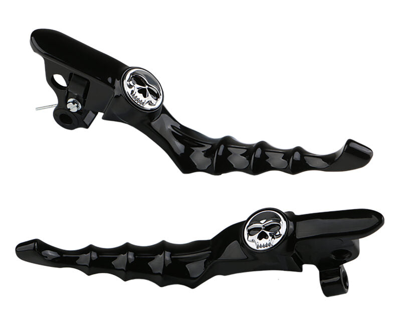Kuryakyn 10186-2 Zombie Lever Set 21-23 Touring Gloss Black - User 1