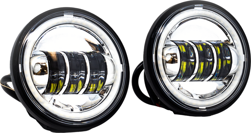 Letric Lighting Co 850-09903 LLC-ILPL-CH 4.5" PASSING LAMPS CHROME HALO INDIAN